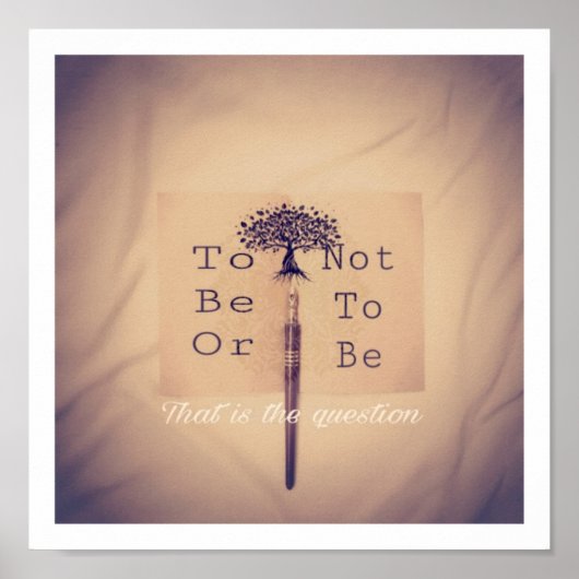 Poster Être ou ne pas être (Devant)