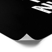 Poster Être Ou Nut Être Drôle Arachide Puns Dark BG (Coin)