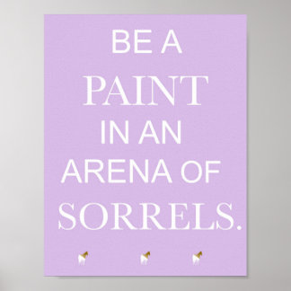 Poster Être Peinture Dans Une Arène De Sorrels Purple Pri