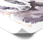 Poster Être sans peur Badger Nursery Child Woodland (Coin)