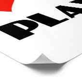 Poster Être Systématique Play Bridge (Quatre Costumes Car (Coin)