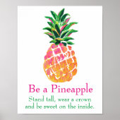 Poster Être un ananas (Devant)