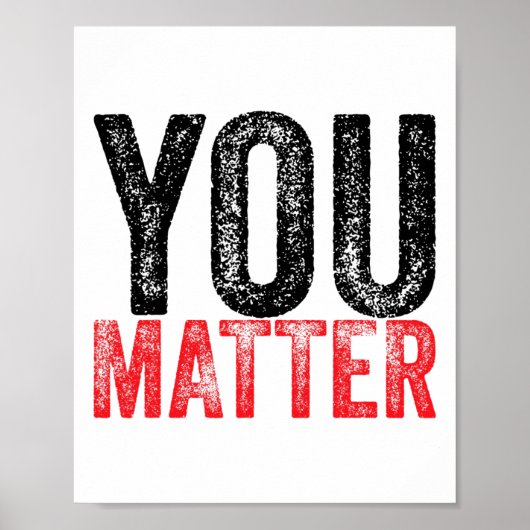 Poster Être un genre de sensibilisation à la santé mental (Devant)