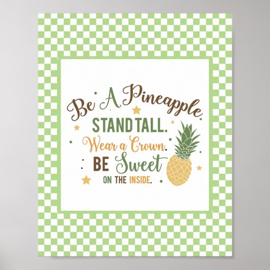 Poster Être un mot d'ananas (Devant)