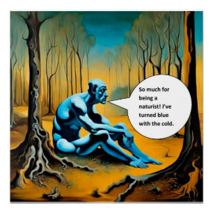 Poster Être un naturiste