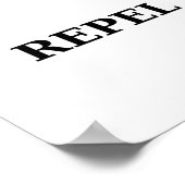 Poster Être un penseur indépendant Repel Arguments spécia (Coin)