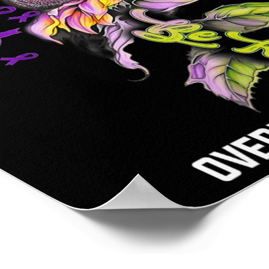 Poster Être un peu de sensibilisation à la surdose de tou (Coin)