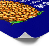 Poster Être un pied d'ananas grand porter une couronne So (Coin)