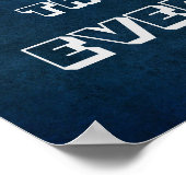 Poster Être une idée stupide pour adultes (Coin)