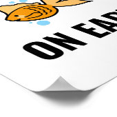 Poster Être une source d'inspiration de poisson rouge mot (Coin)