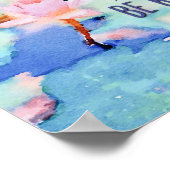 Poster Être une source d'inspiration en aquarelle (Coin)