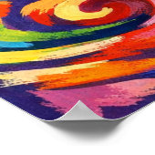 Poster Être une voix et non un écho - Typographie drôle d (Coin)