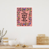 Poster Être Vrai (Cuisine)