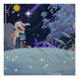 Poster Étreinte de nuit