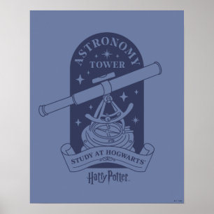 Poster Étude à la tour d'astronomie HOGWARTS™