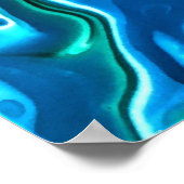 Poster Étude Abstraite des couleurs 115, (Coin)