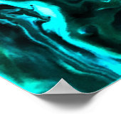 Poster Étude Abstraite des couleurs 117, (Coin)