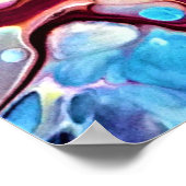 Poster Étude Abstraite des couleurs 148, (Coin)