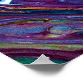 Poster Étude Abstraite des couleurs 151, (Coin)