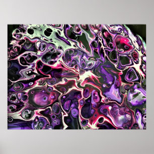 Poster Étude Abstraite des couleurs 189,