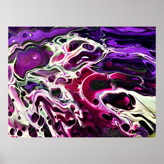 Poster Étude Abstraite des couleurs 194, (Devant)