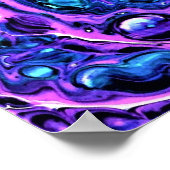 Poster Étude Abstraite des couleurs 265, (Coin)