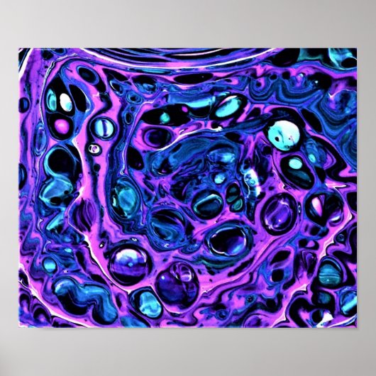 Poster Étude Abstraite des couleurs 265, (Devant)