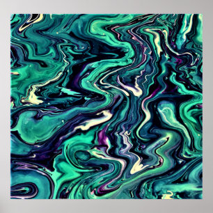 Poster Étude Abstraite des couleurs 297,