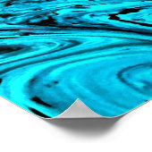 Poster Étude Abstraite des couleurs 30, (Coin)