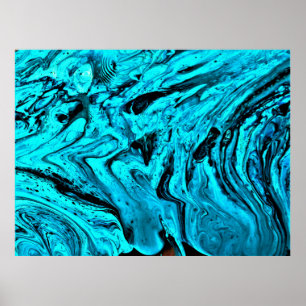 Poster Étude Abstraite des couleurs 30,