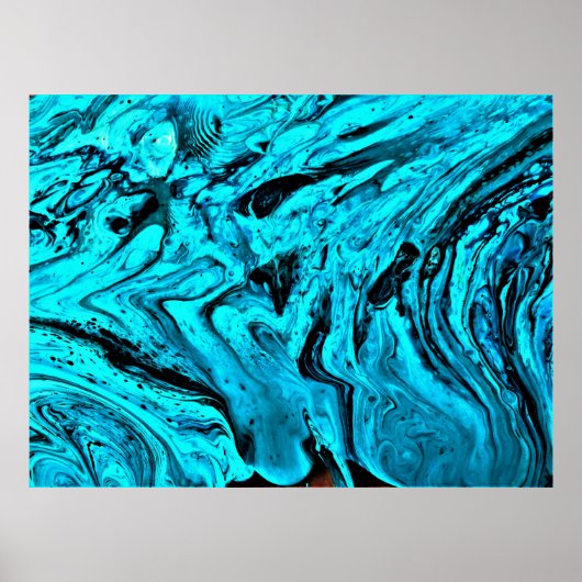 Poster Étude Abstraite des couleurs 30, (Devant)