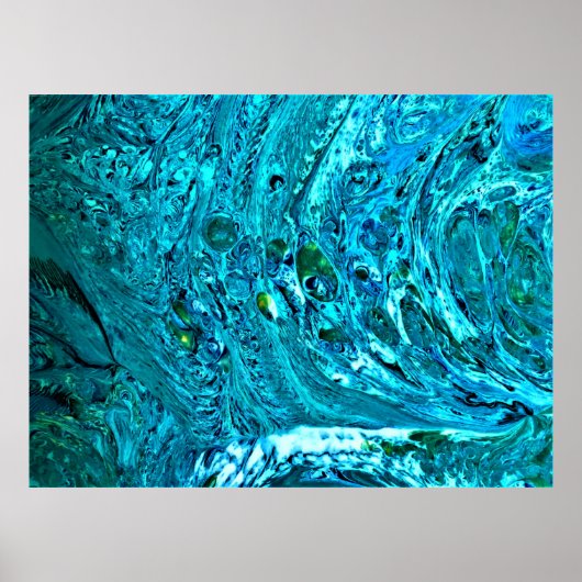 Poster Étude Abstraite des couleurs 32, (Devant)