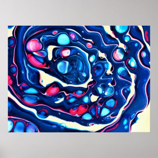 Poster Étude Abstraite des couleurs 331, (Devant)