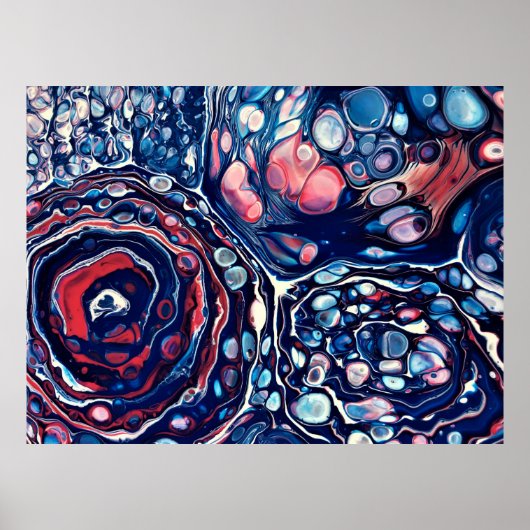 Poster Étude Abstraite des couleurs 336, (Devant)