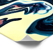 Poster Étude Abstraite des couleurs 347, (Coin)