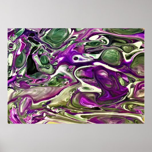 Poster Étude Abstraite des couleurs 394, (Devant)