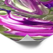 Poster Étude Abstraite des couleurs 394, (Coin)