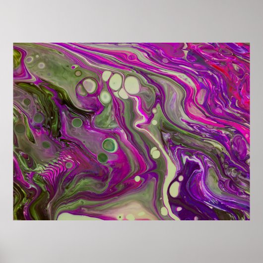 Poster Étude Abstraite des couleurs 402, (Devant)