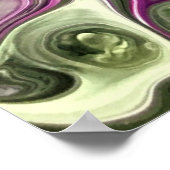 Poster Étude Abstraite des couleurs 414, (Coin)