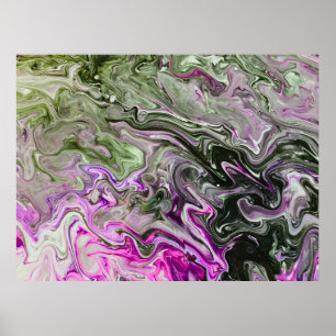 Poster Étude Abstraite des couleurs 419,