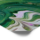 Poster Étude Abstraite des couleurs 458, (Coin)