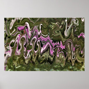 Poster Étude Abstraite des couleurs 466,