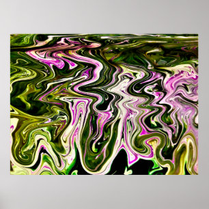 Poster Étude Abstraite des couleurs 481,