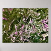 Poster Étude Abstraite des couleurs 485, (Devant)