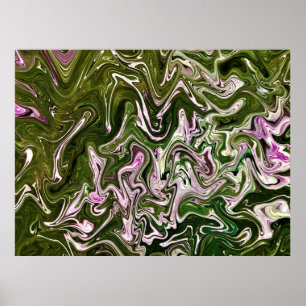 Poster Étude Abstraite des couleurs 485,