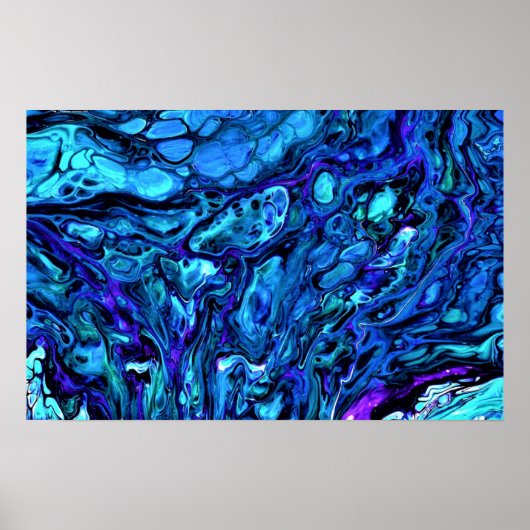 Poster Étude Abstraite des couleurs 505, (Devant)