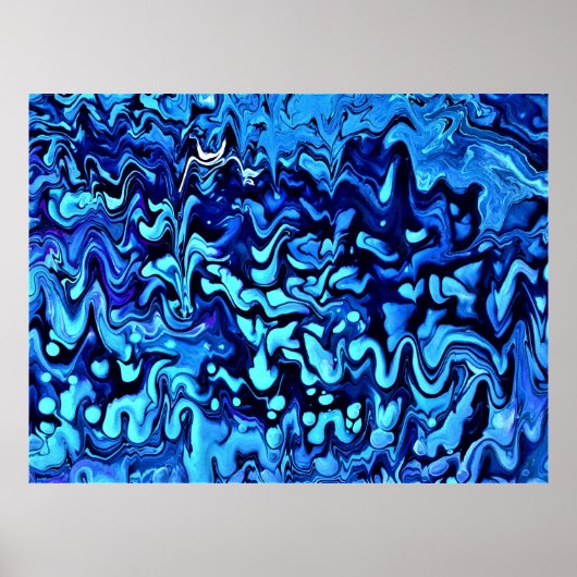 Poster Étude Abstraite des couleurs 67, (Devant)