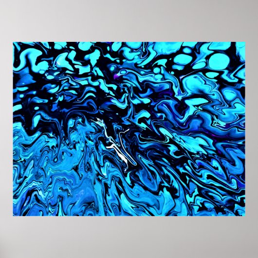 Poster Étude Abstraite des couleurs 69, (Devant)