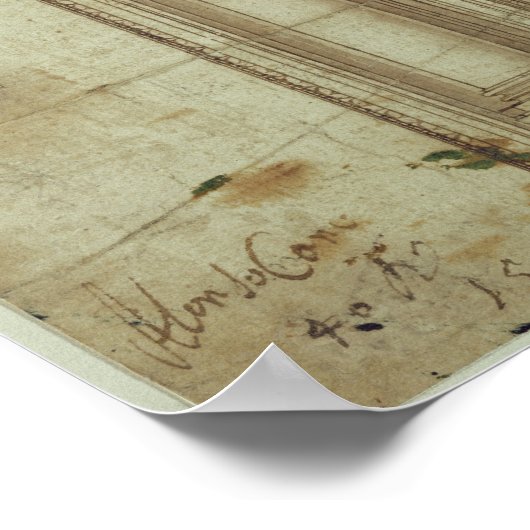 Poster Étude architecturale (Coin)