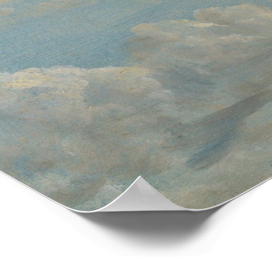 Poster Étude Cloud - John Constable (Coin)